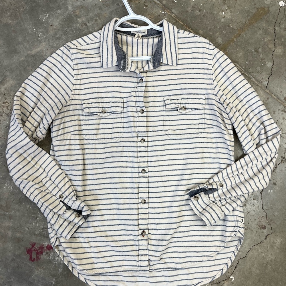 Striped Button-Up Shirt - Picture 5 of 5